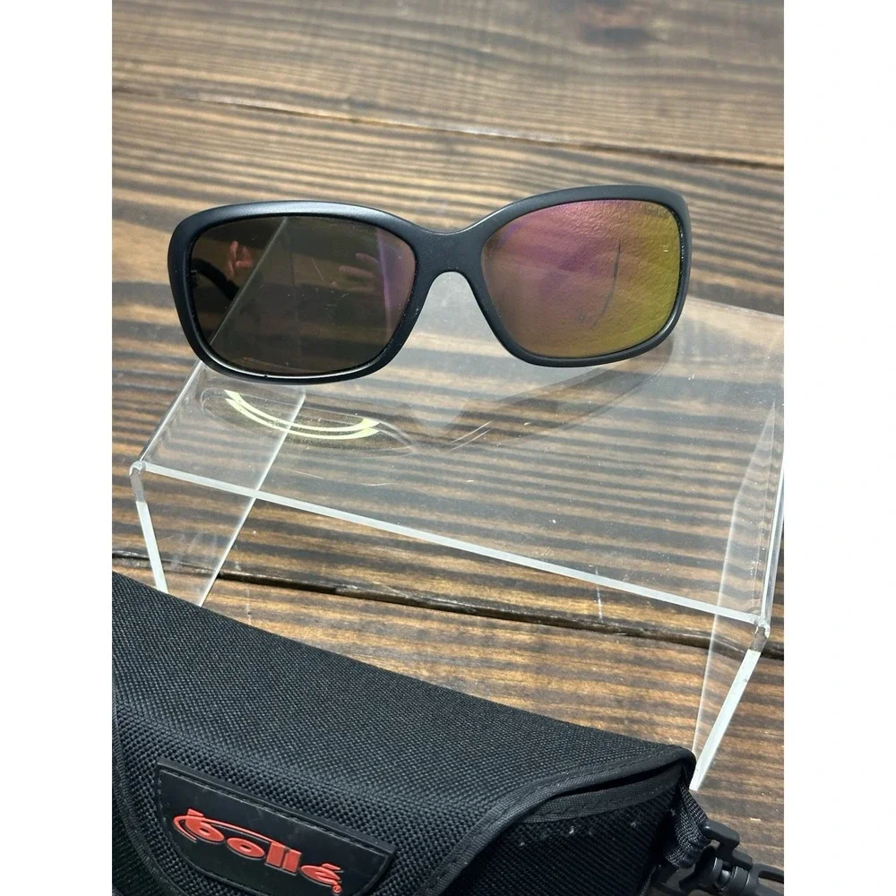 Vintage Bolle Molly Sunglasses Matte Black